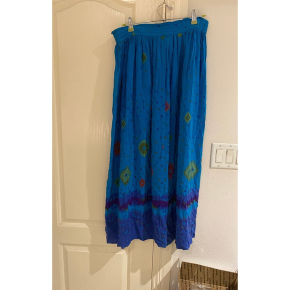 Vintage 80s 90s Diane Gilman Silk Skirt Size Small - Picture 5 of 7